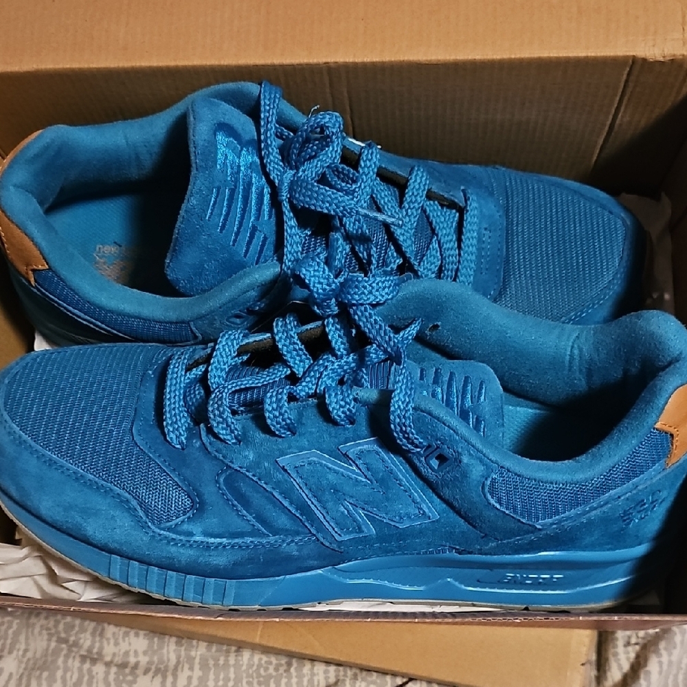 New Balance 530 ENCAP Blue Athletic Sneakers with Mesh Upper